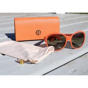 Tory Burch TY9029 Oversized Sunglasses (orange)