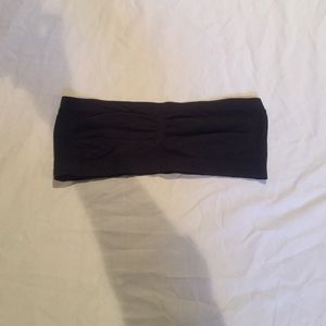 Black Bandeau Bra