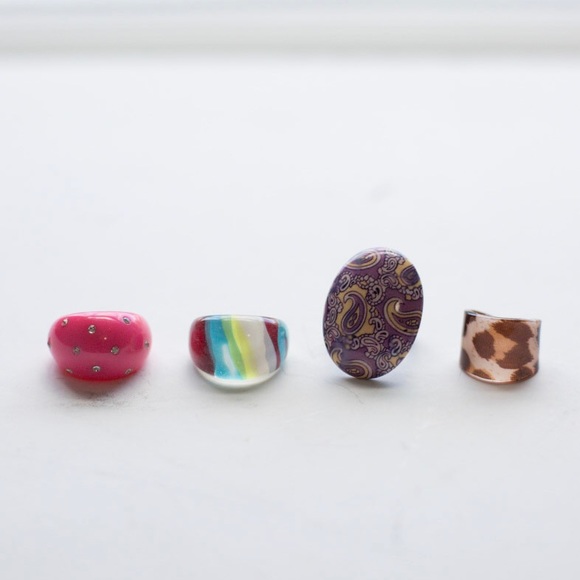 4 Statement Rings