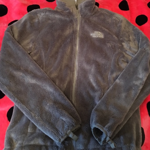 North face furry sweater