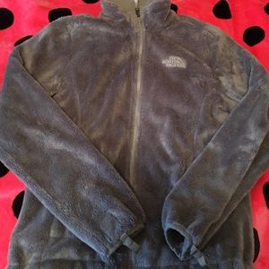 North face furry sweater