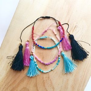 Dainty Tassel bracelets