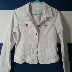 Sonoma White Jean Jacket