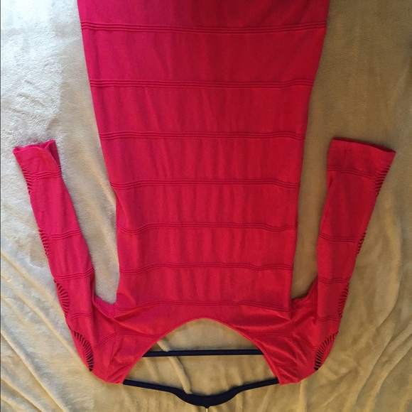 Bebe Hot Pink Bodycon Dress - Picture 2 of 4