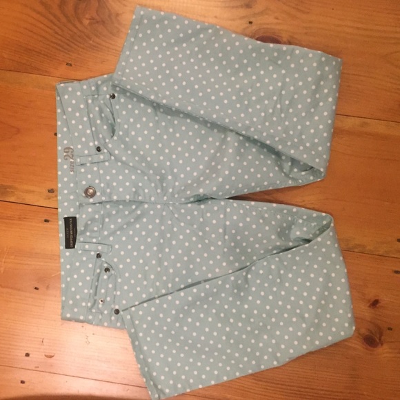 J.Crew mint cropped matchstick pants