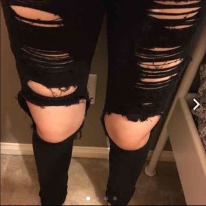 super ripped jeans never worn