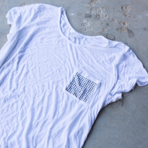Long White Tee