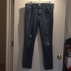 Jcrew straight leg medium wash jeans size 31