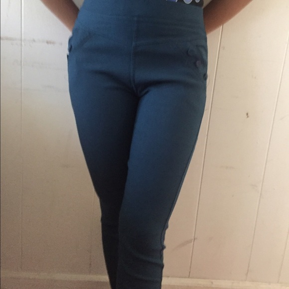 Designer high waisted skinny jeggings (fall color)