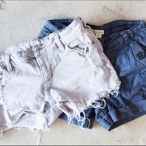 2 pairs of Jean Shorts