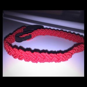 Handbeaded headband or head strap