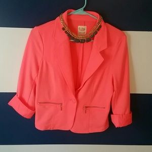 Ci Sono Hot Pink Blazer