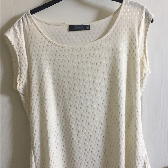 NWOT- The Limited cream/gold top