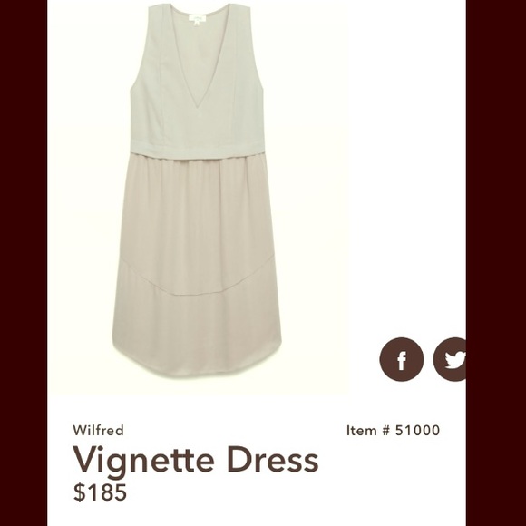 Dresses & Skirts - Flash Sale❤️ Wilfred Vignette Dress