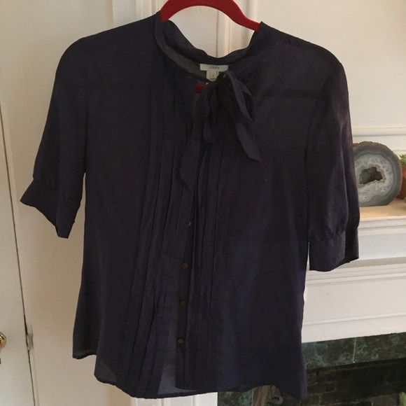 J. Crew silk and cotton top