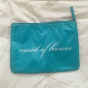 Kate Spade Maid of Honor cosmetic bag