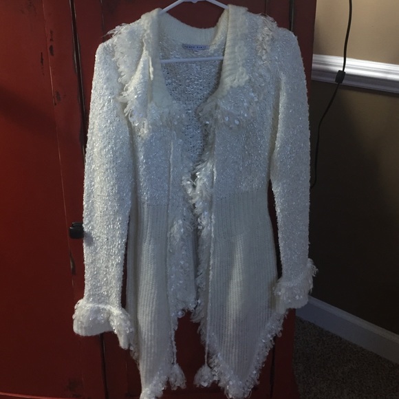 Formal cardigan / Boutique Trench sweater - Picture 3 of 3