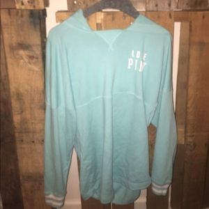 Light blue PINK sweatshirt