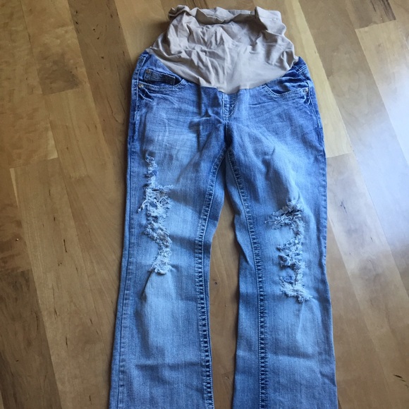 Motherhood Maternity distressed jeans