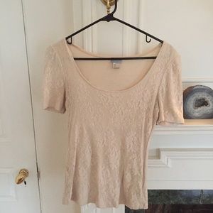 Lace top by H&M