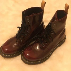 Dr. Marten's maroon size 7 boots