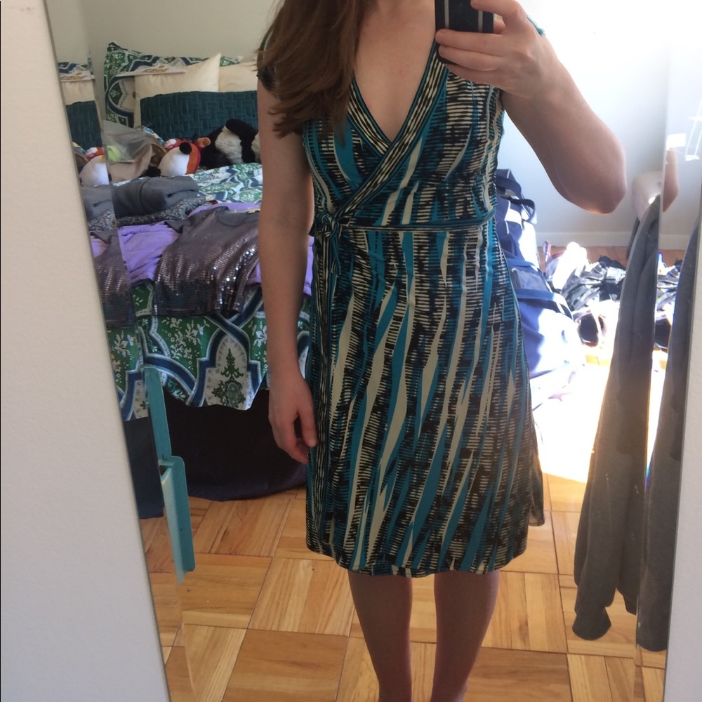 BCBG MaxAzria wrap dress.
