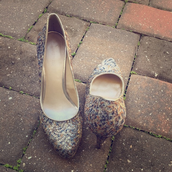 Nine West sparkle heels