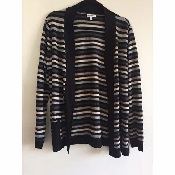 Soft Stripped Cardigan