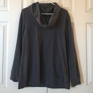 Grey baggy turtle neck sweater