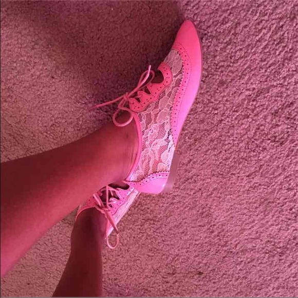 Pink babydoll shoes