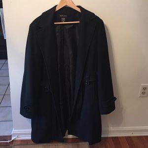 Size 14 Black NY & Co coat