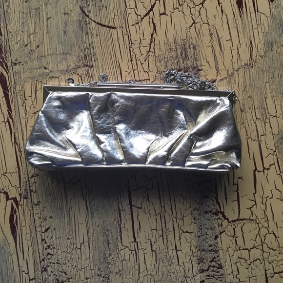 Gold evening bag