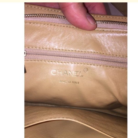 authentic CHANEL vintage Zip Top 3 Section SATCHEL - Picture 4 of 13