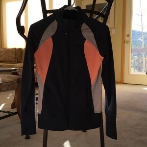 Lorna Jane multi-colored workout jacket