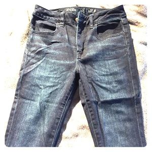 American Eagle Hi Rise Jegging 4 Short