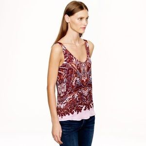 J. Crew Cate Cami 100% silk