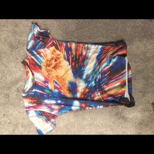 laser cat shirt