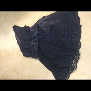 Fun A-line, one shoulder lace dress