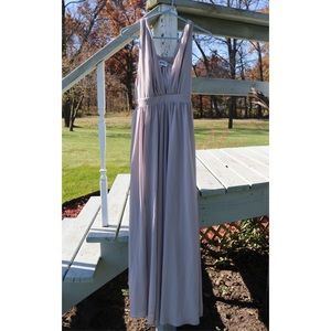 Sabo Skirt Formal Isra Gown Slate Gray