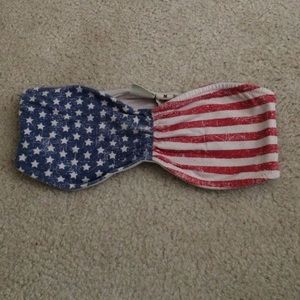 American flag bandeau