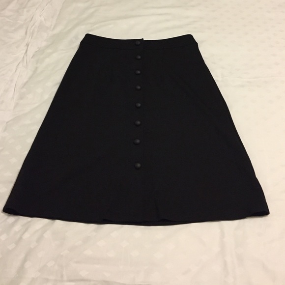 Black A-Line Skirt !