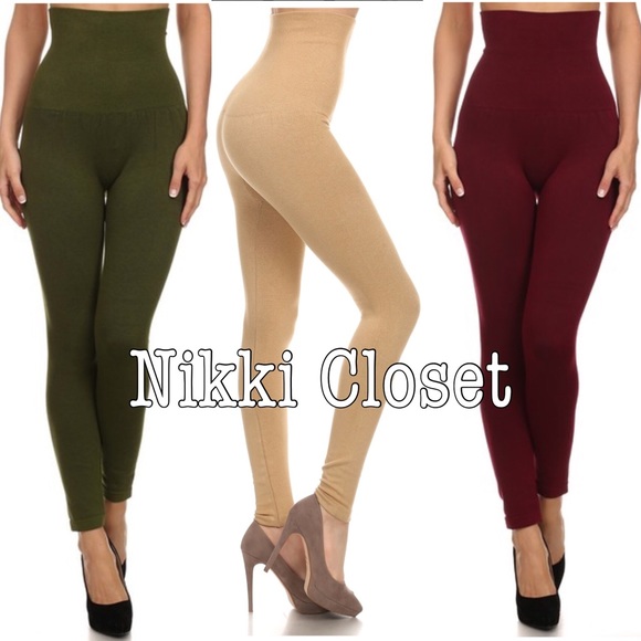 High Waist Compression Leggings Comfy OS - Picture 3 of 3