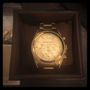 Gold Michael Kors watch