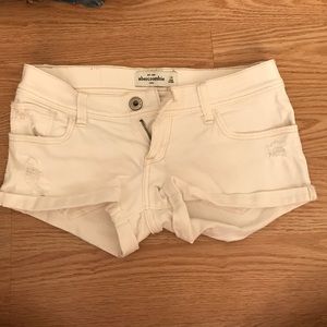 Abercrombie White Shorts