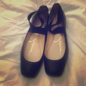 Jessica Simpson square toe ballet flats