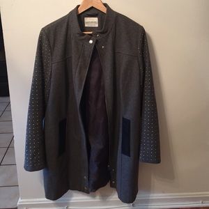 Size 14 Grey ASOS Curve Coat