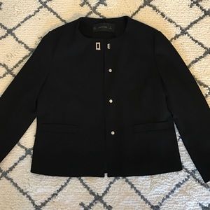 Zara Black Blazer with Silver