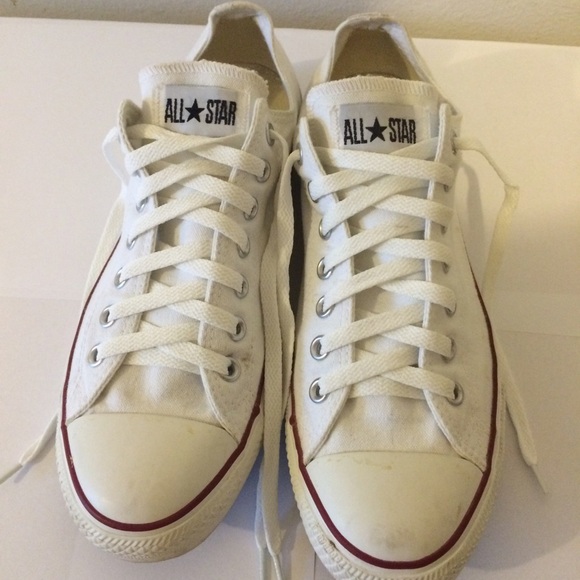 White Low-Top Chucks/Converse