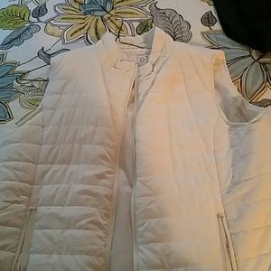 Cream colored vest