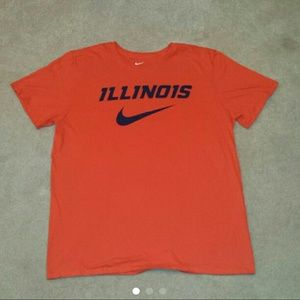 Nike Illinois Illini t-shirt Sz XL